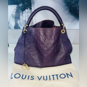 Louis Vuitton Deep Purple Monogram Hobo Bag 💯 authentic